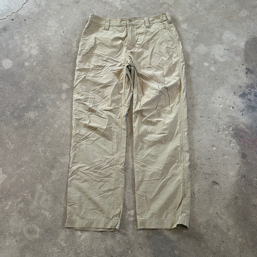 Marmot Hiking Pants Mens 32x29 Short Tan Nylon Stretch Outdoor Z64210S Fishing